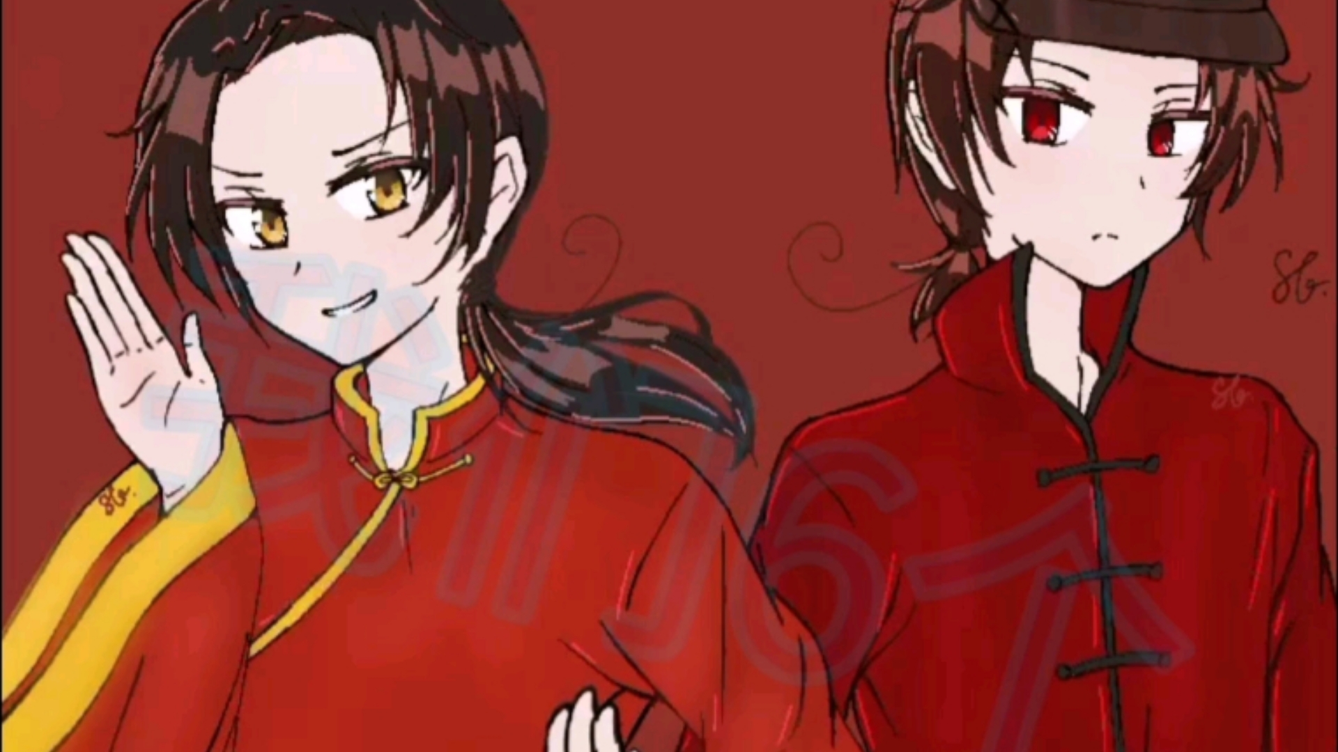 王耀与异色(涂色不认真,这是低配版066706