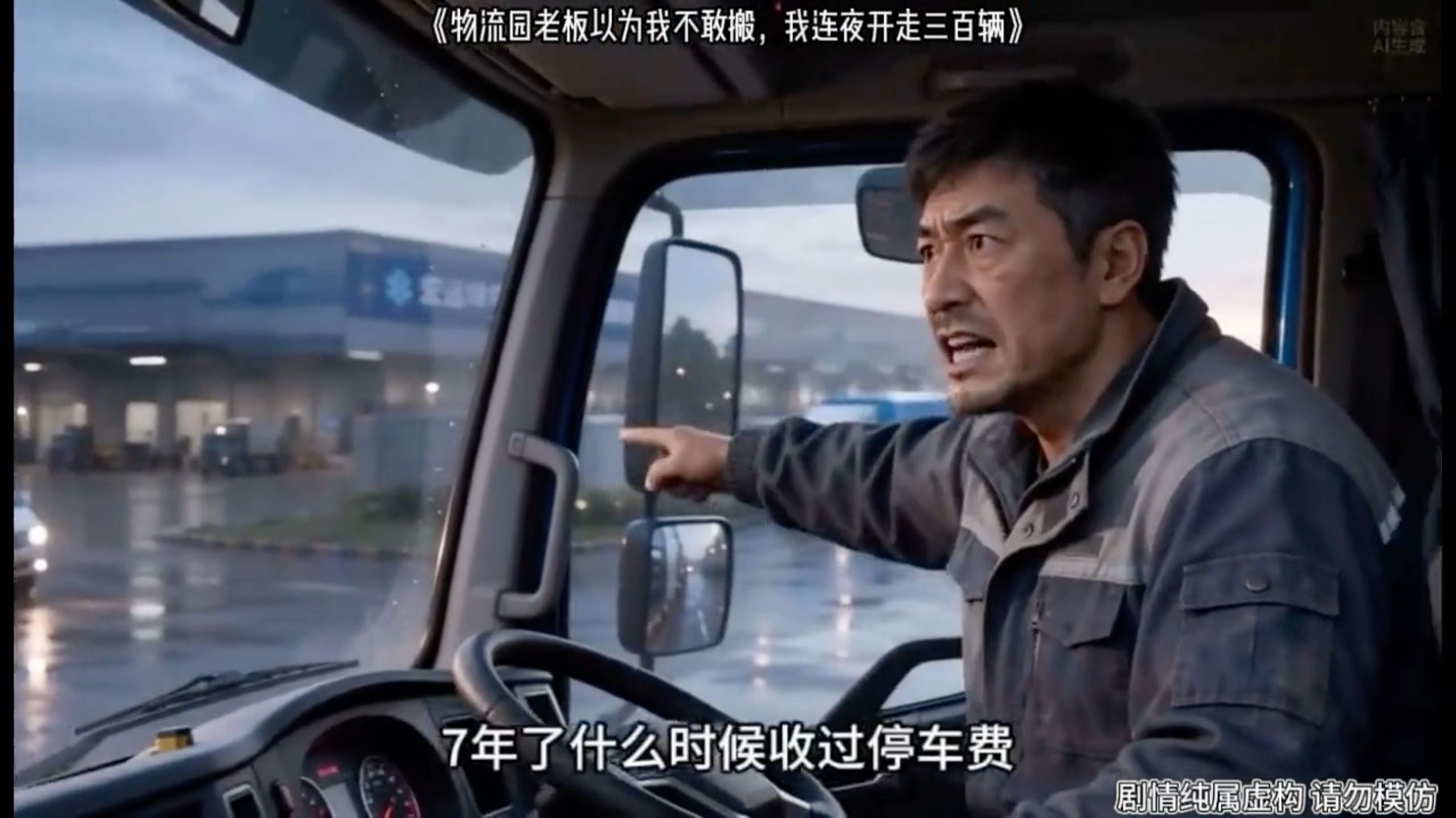 七年了，什么时候收过停车费，就因为你是厂二代，就想钱想疯了，今天老子还就偏不从了！