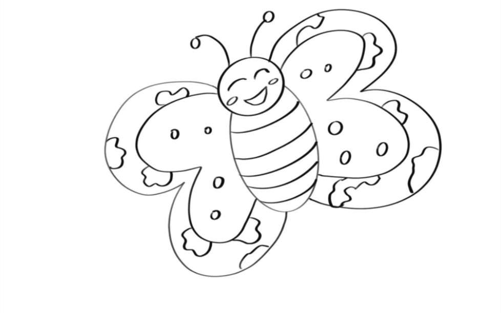 简笔画|动物篇②——蝴蝶