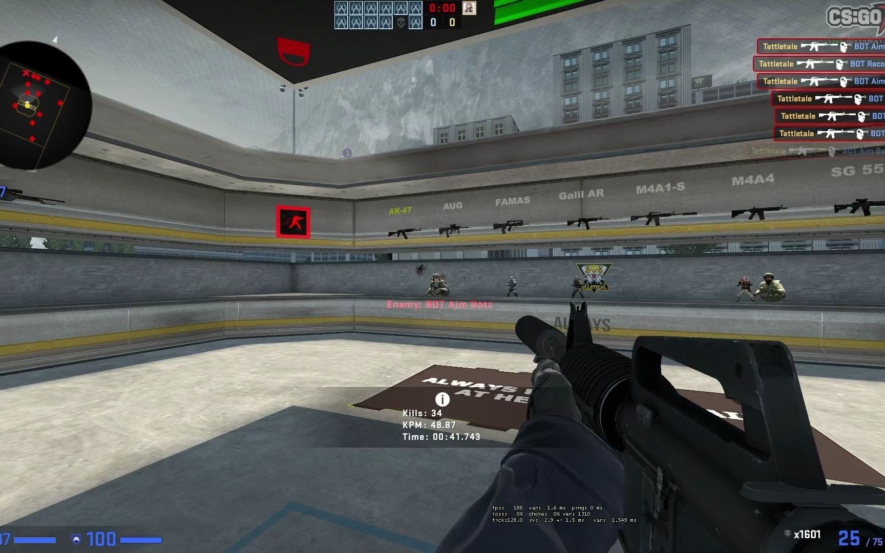 [csgo打靶王]步枪50移动靶61.063秒