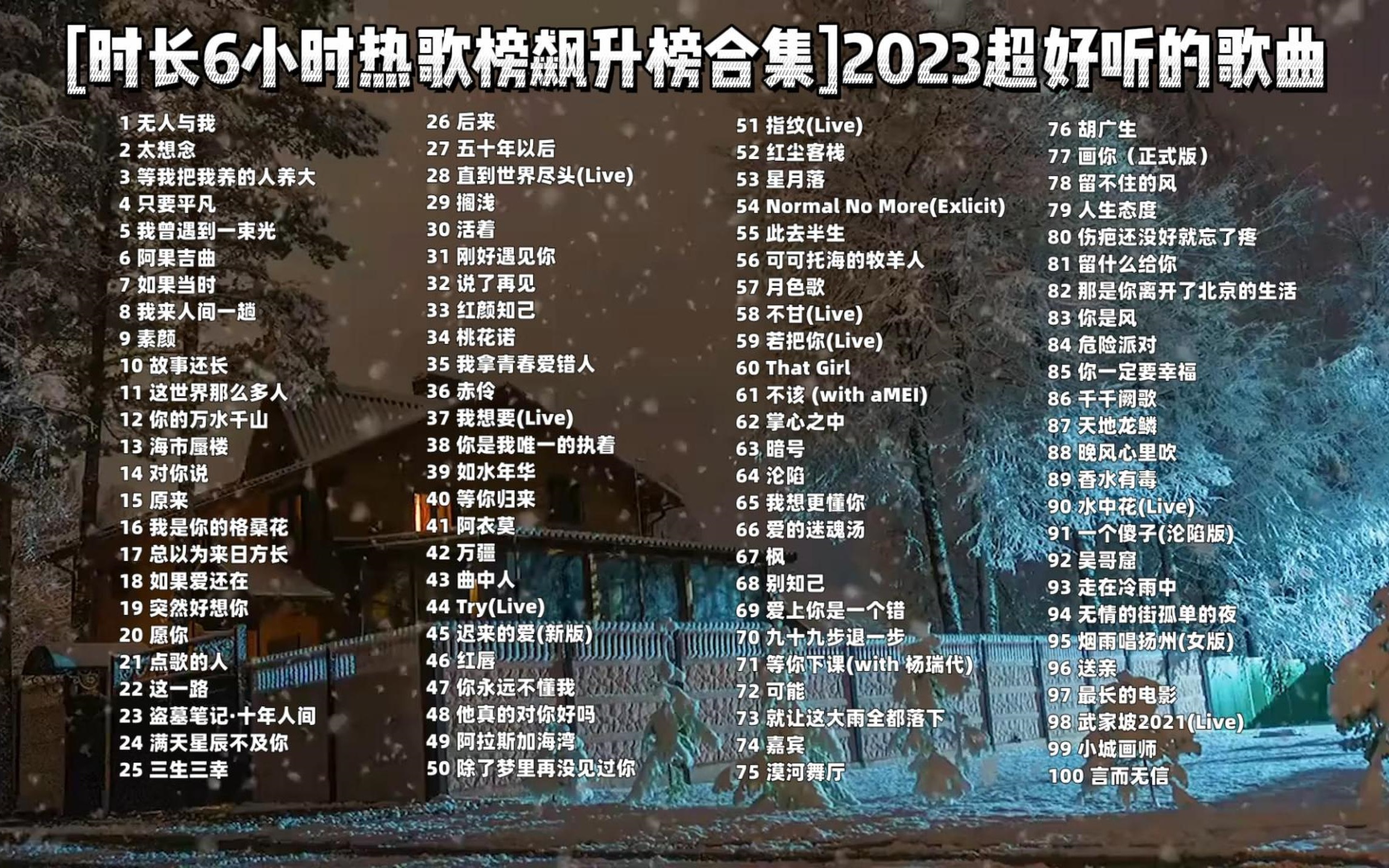 精选2023网络超火洗脑神曲合集,100首连续播放,可听一整天了!哔哩哔哩bilibili