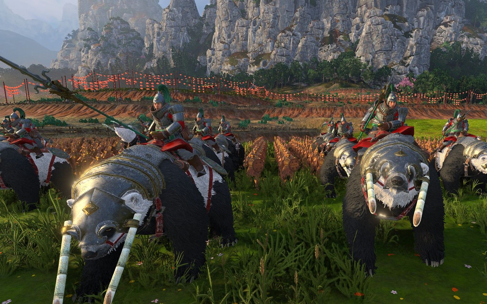 【战锤3mod】震旦熊猫骑兵和兵马俑步兵mod了解下