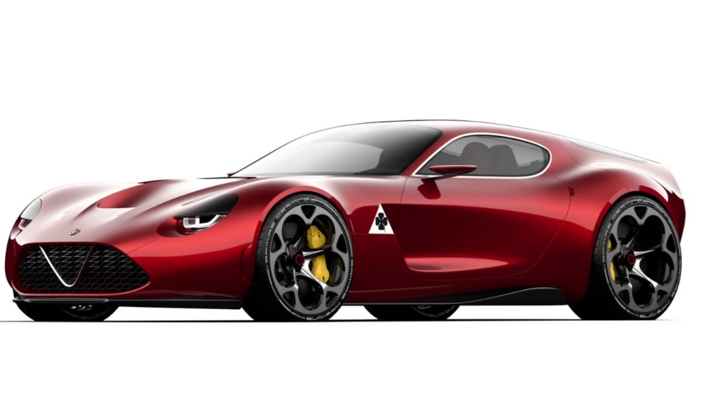 新款阿尔法-罗密欧tz4概念车--真漂亮!