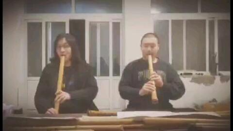 【尺八】六段之调~初段 都山流二尺四寸管与琴古流一尺八寸管合奏