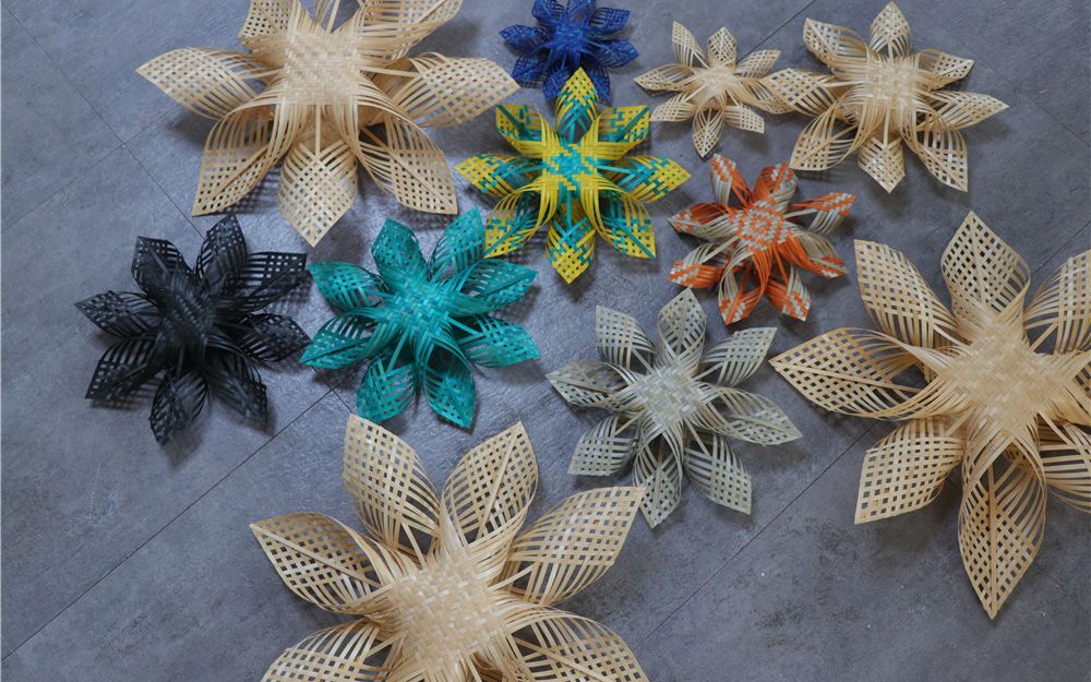 竹编雪花教程!_哔哩哔哩_bilibili