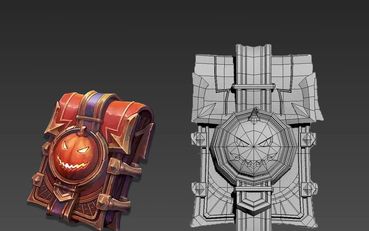 【3dmax场景教程】魔法包,布线 卡线技巧,小型游戏场景道具建模