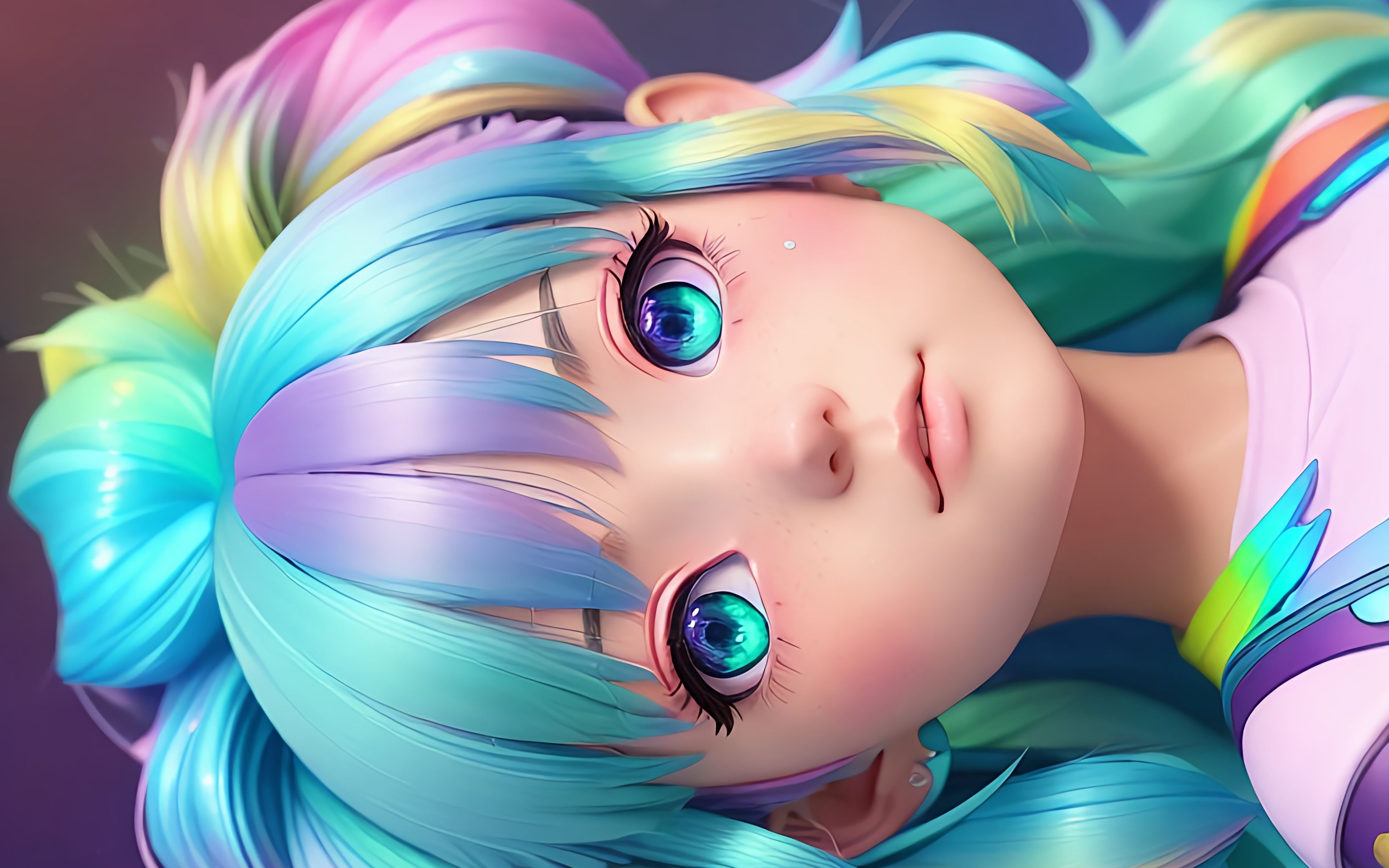 ai图片鉴赏2023-03-28:个性魅力的女孩,3d,盲盒.