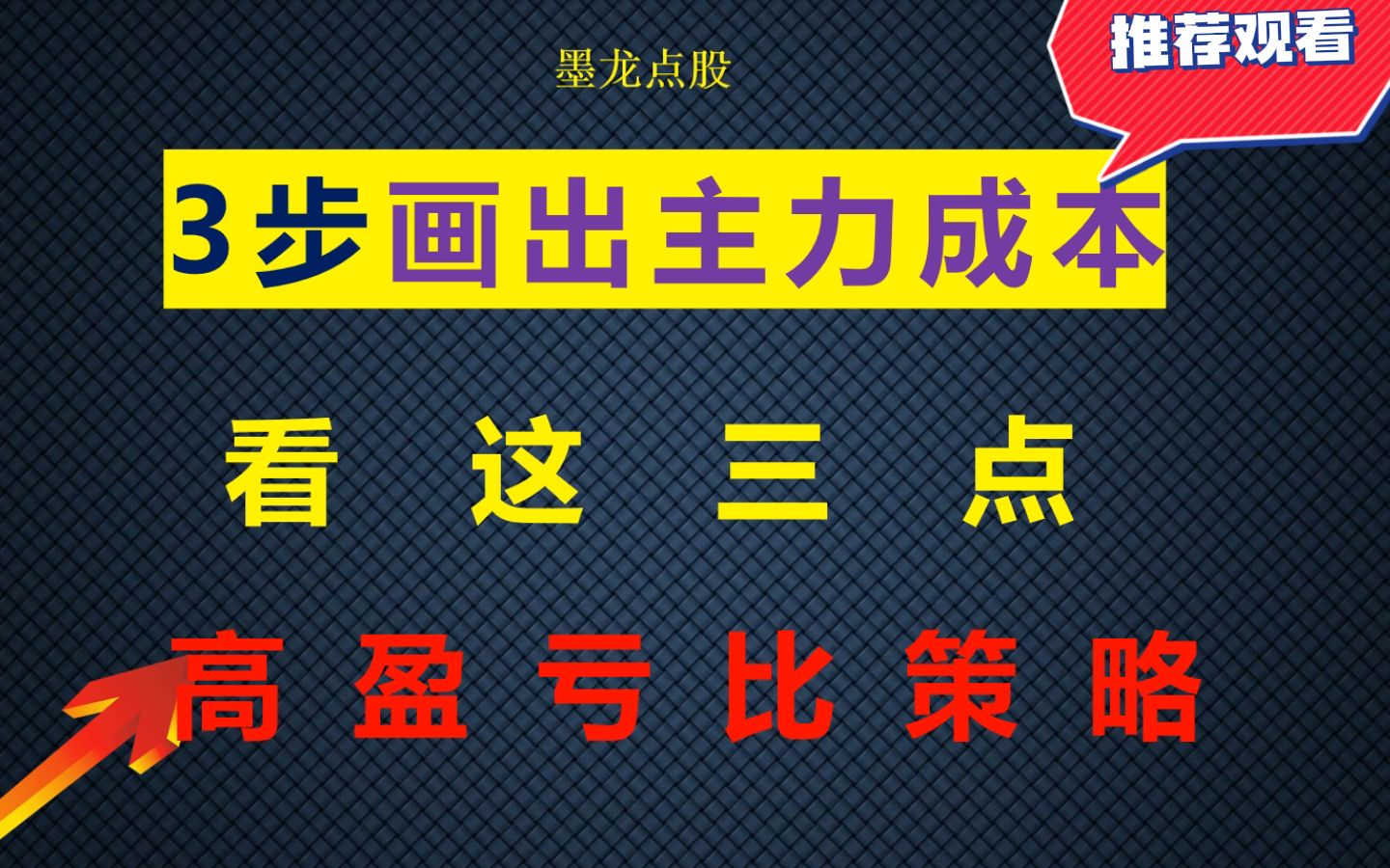 仅用3步画出主力成本线,看懂三重时间级别交易系统,3个月翻8倍!哔哩哔哩bilibili