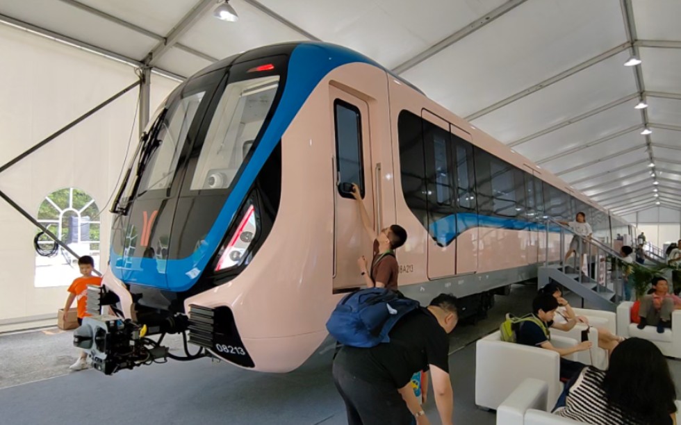 【广州地铁】a8型增购车最后一天参观,准备回去白云湖车辆段做下一步