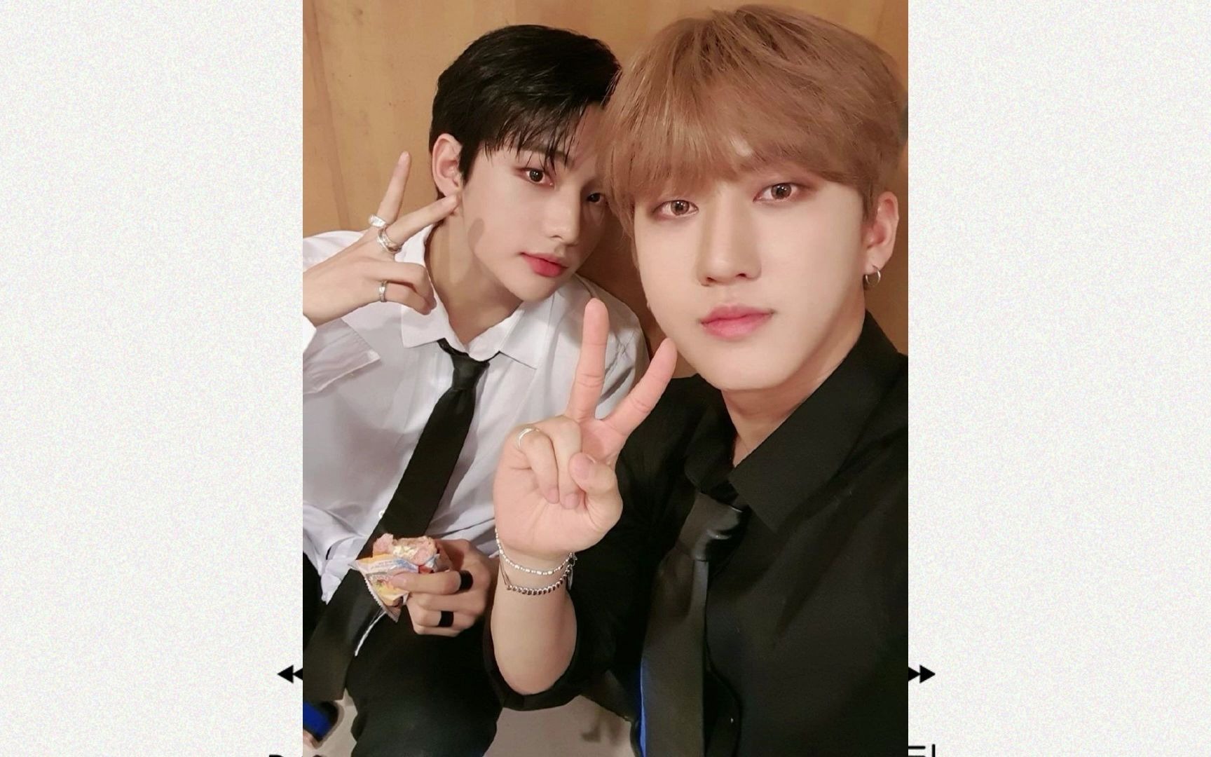 stray kids黄饼cp reaction(里面提到的那首对不起我爱你的歌我下去好