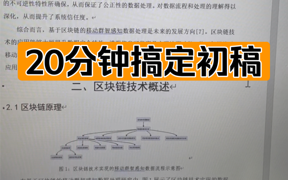 感谢室友,成功挑战20分钟搞定毕业论文初稿!哔哩哔哩bilibili