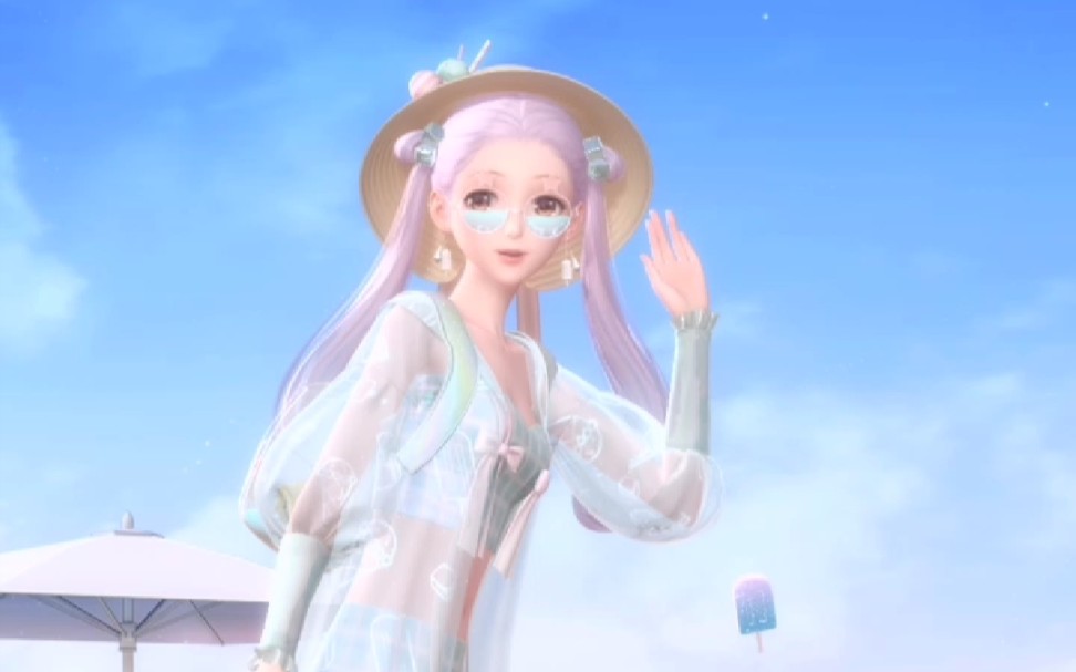 【闪耀暖暖】闪暖晴夏海风的小动作～女儿真的太好看啦