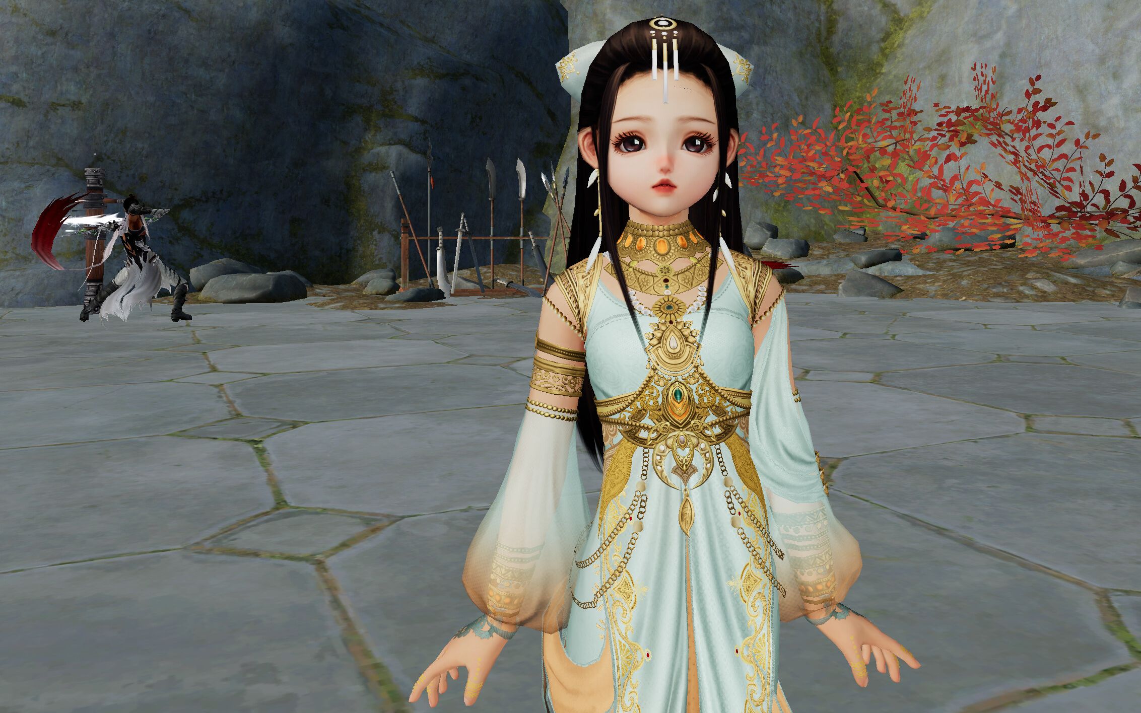 【剑网三】澡盒子黑发和花瓣套意外的合适!