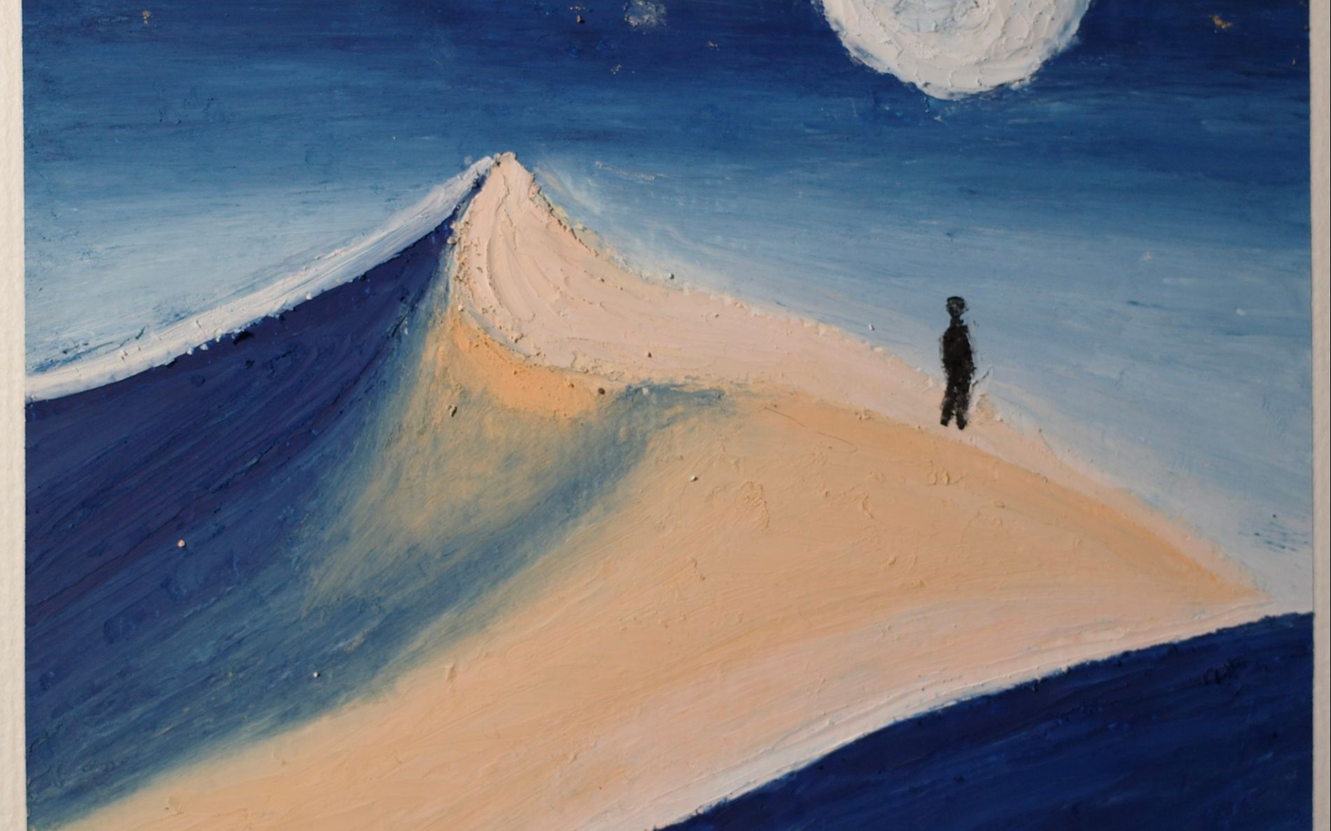 100天油画棒day21沙丘