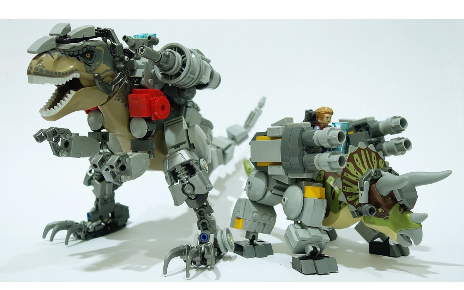 乐高 机械霸王龙&机械三角龙