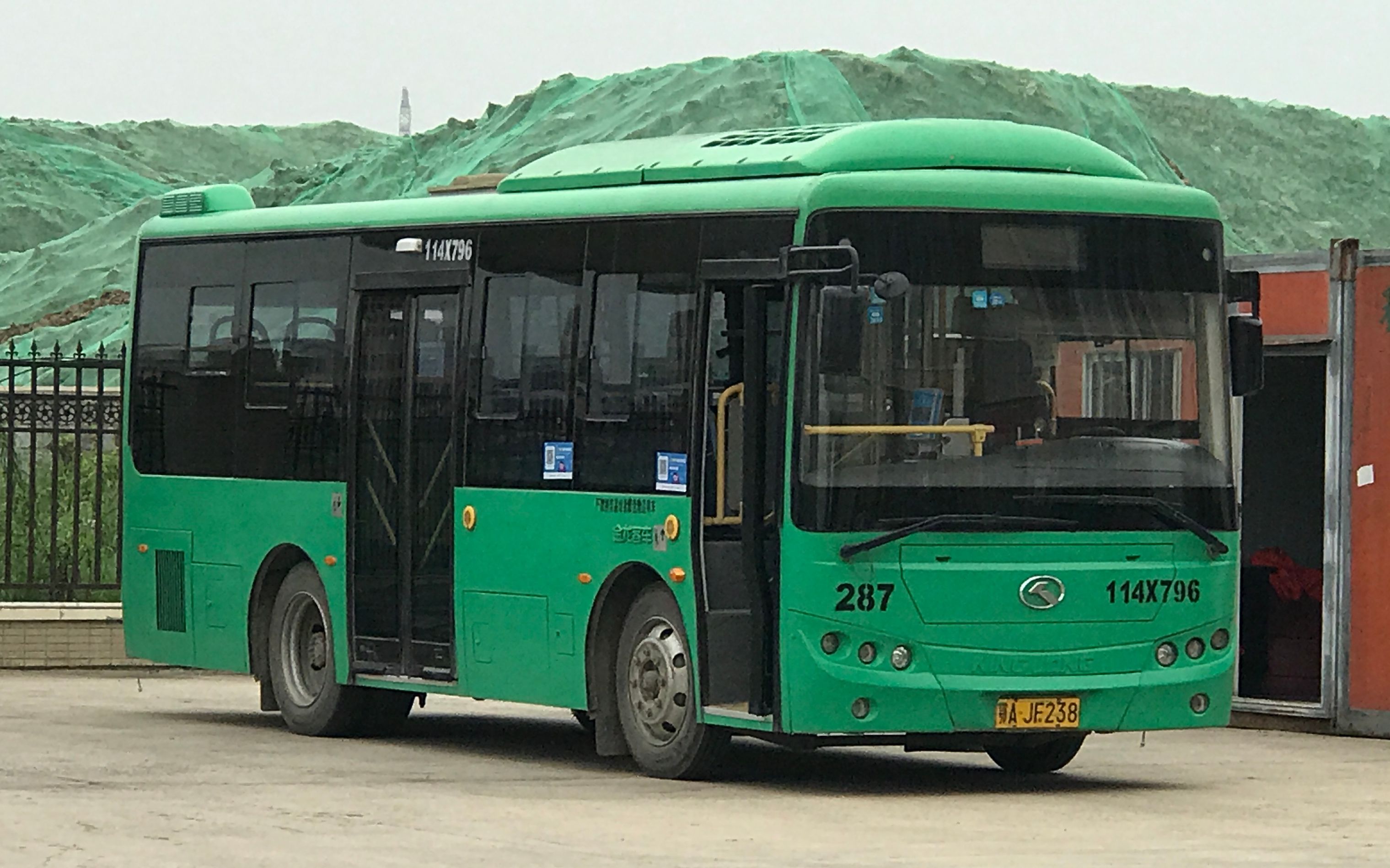 【武汉公交】287路 前方展望 全程第一视角 滠口与武湖 有它就够了