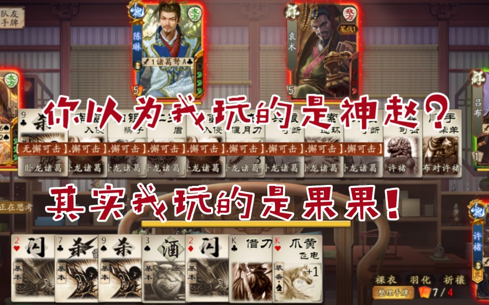 【新杀】硬生生的把果子狸玩成了赵三万_三国杀_精彩集锦