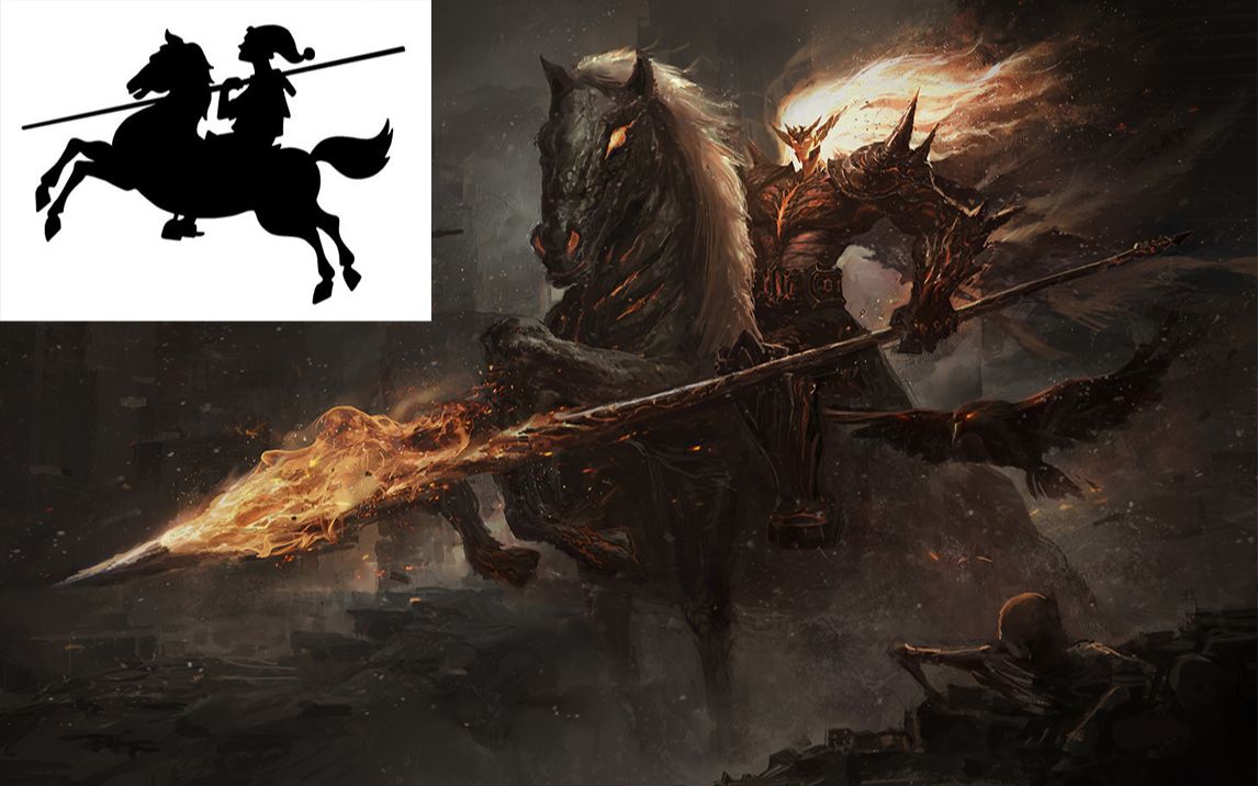 北欧神话奥丁看到骑马拿枪的参考图瞬间想到了北欧神话中的众神之王