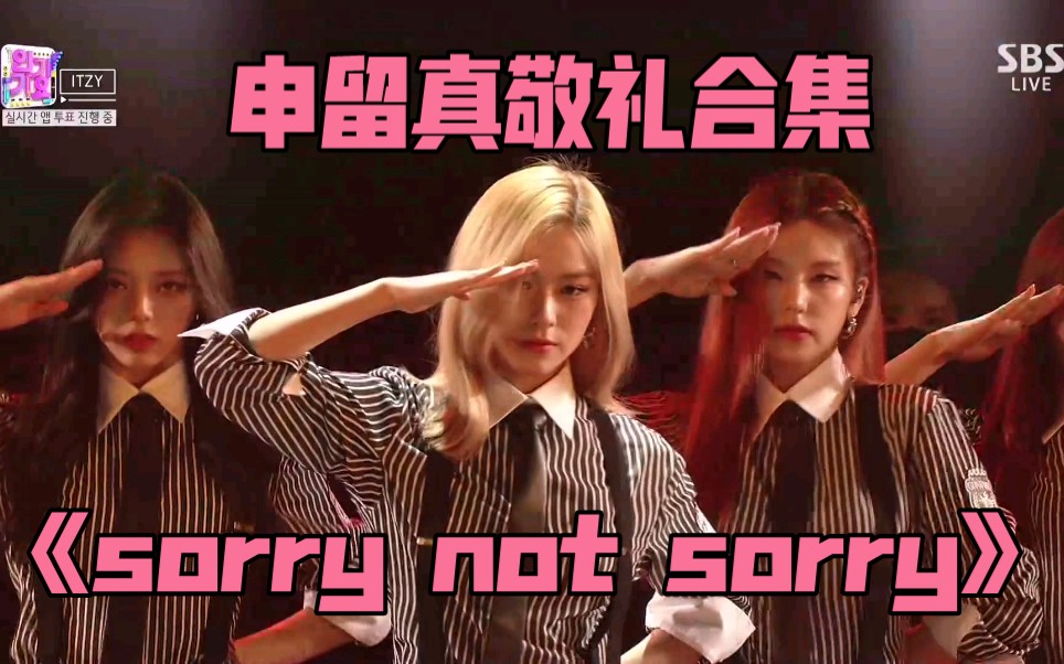 [图]【申留真】《sorry not sorry》申留真开头敬礼合集（部分）