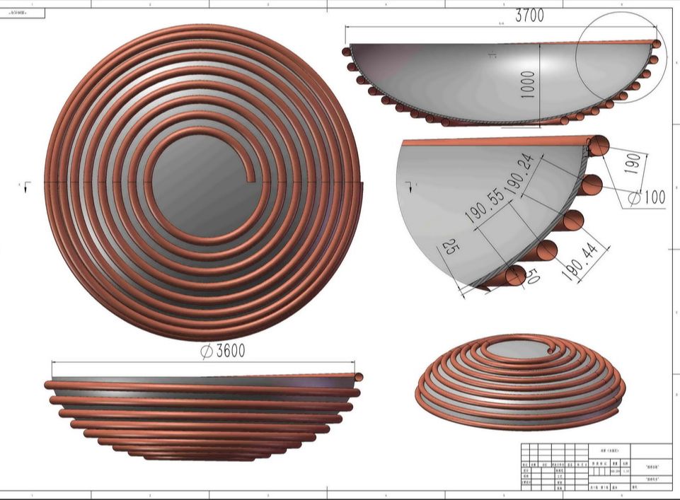 SolidWorks建模练习封头盘管哔哩哔哩bilibili