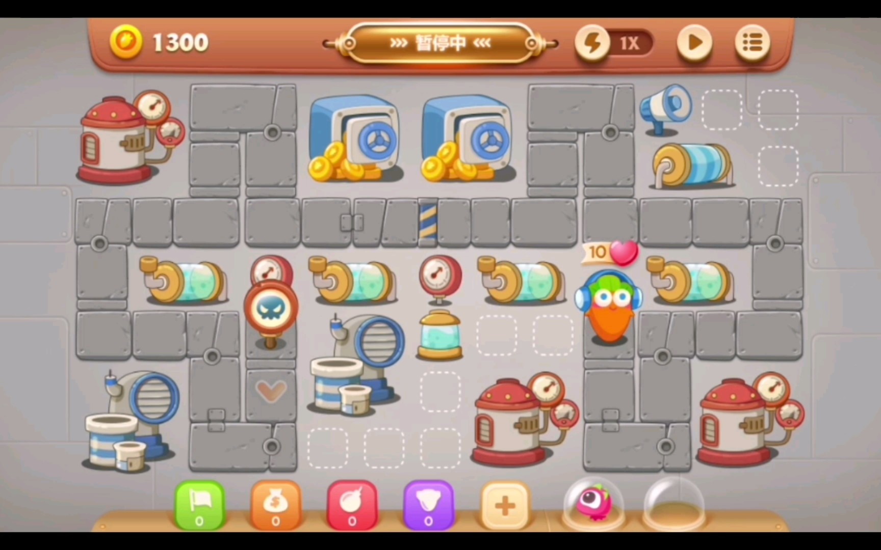 保卫萝卜3游乐场第26关过关攻略