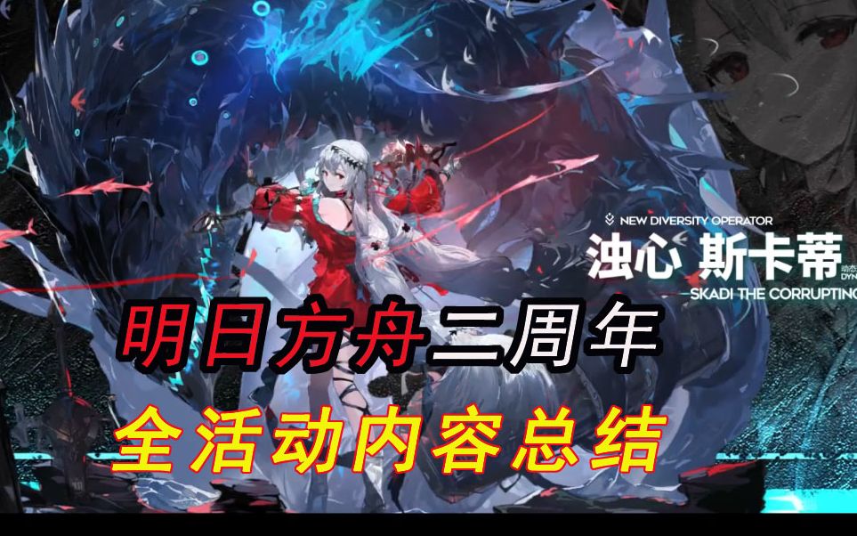 三分钟带你看完明日方舟二周年内容所有爆料
