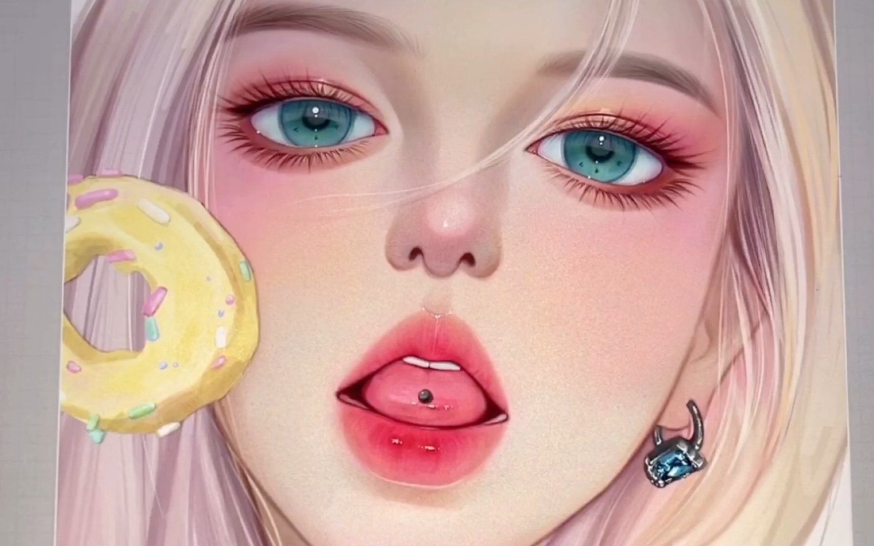 【直播录像】画画的秋刀鱼8.26录播procreate半厚涂头像教程 线稿起型