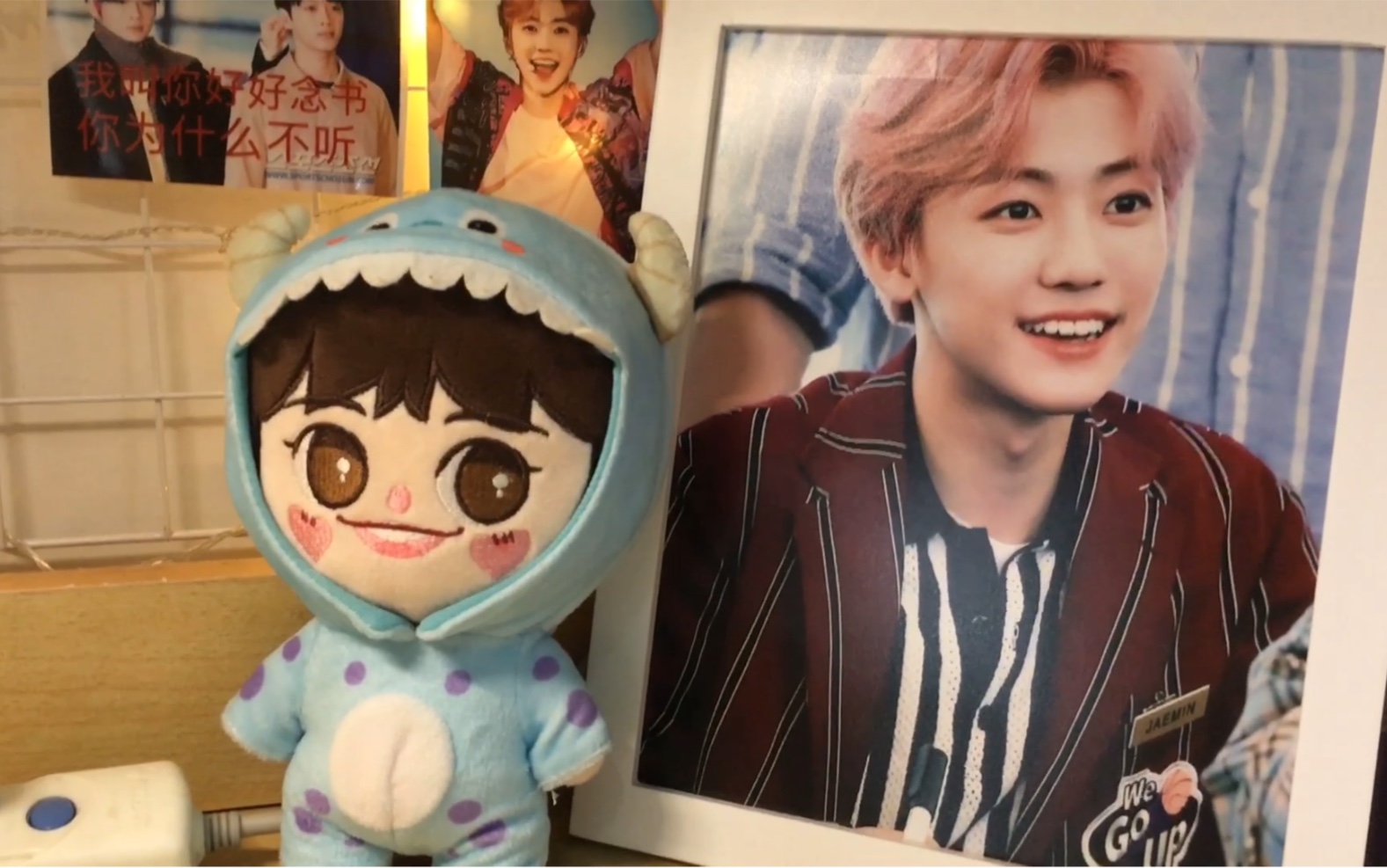 nct罗渽民玩偶 大头民 怪兽渽民