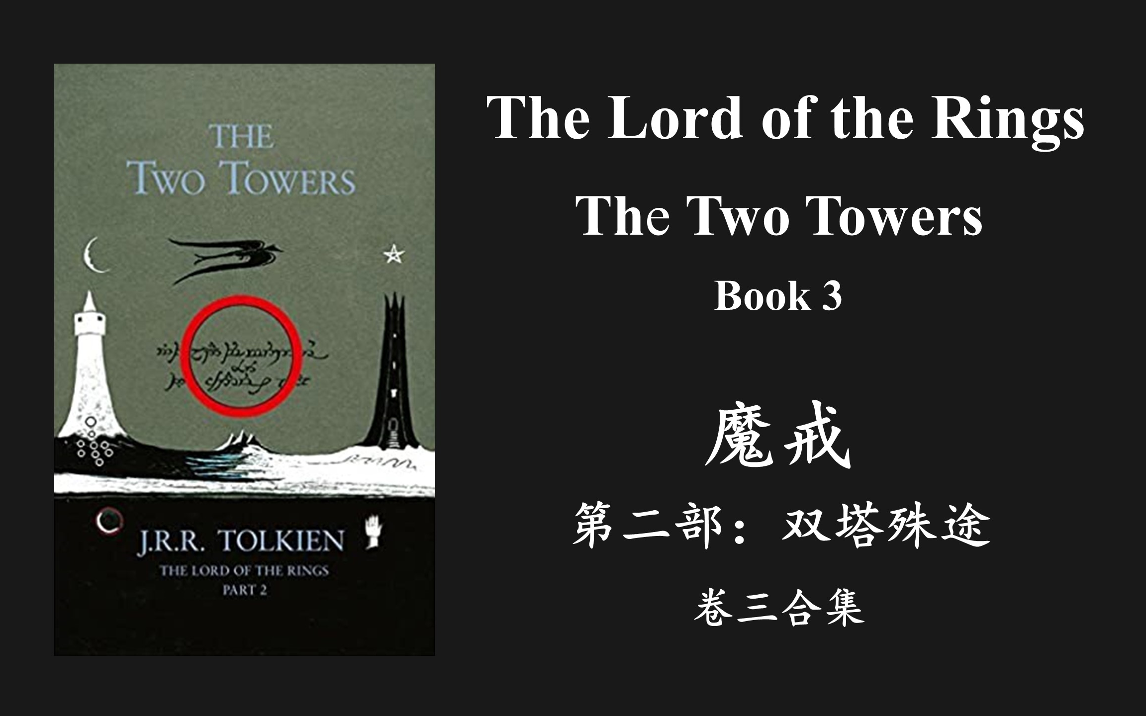 [图]指环王/魔戒 英语有声书 第二部双塔殊途 (卷三合集) 英音 The Lord of the Rings - The Two Towers