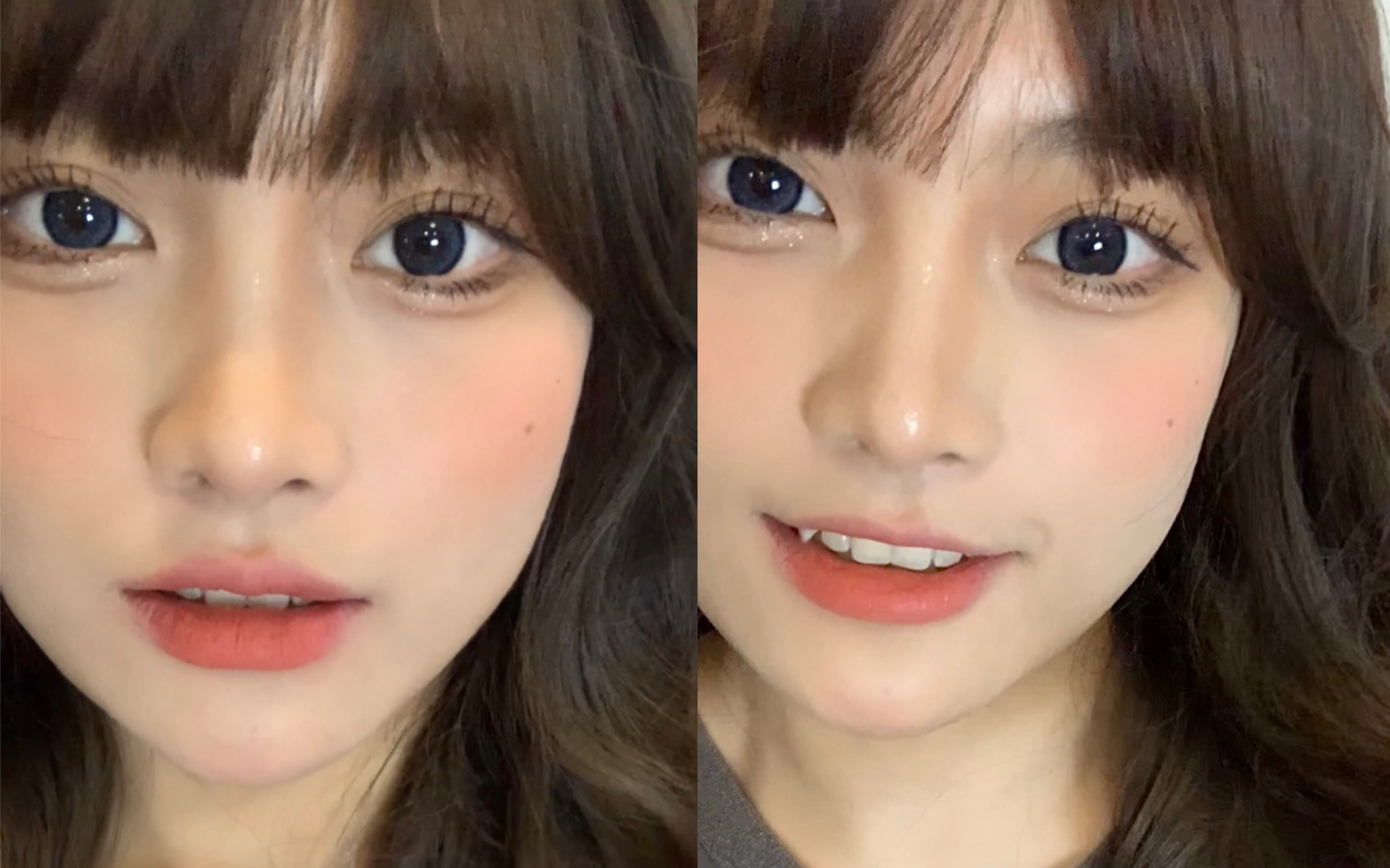 日系圆眼甜妹妆炒鸡减龄温柔可人滴小甜心风格眼妆很