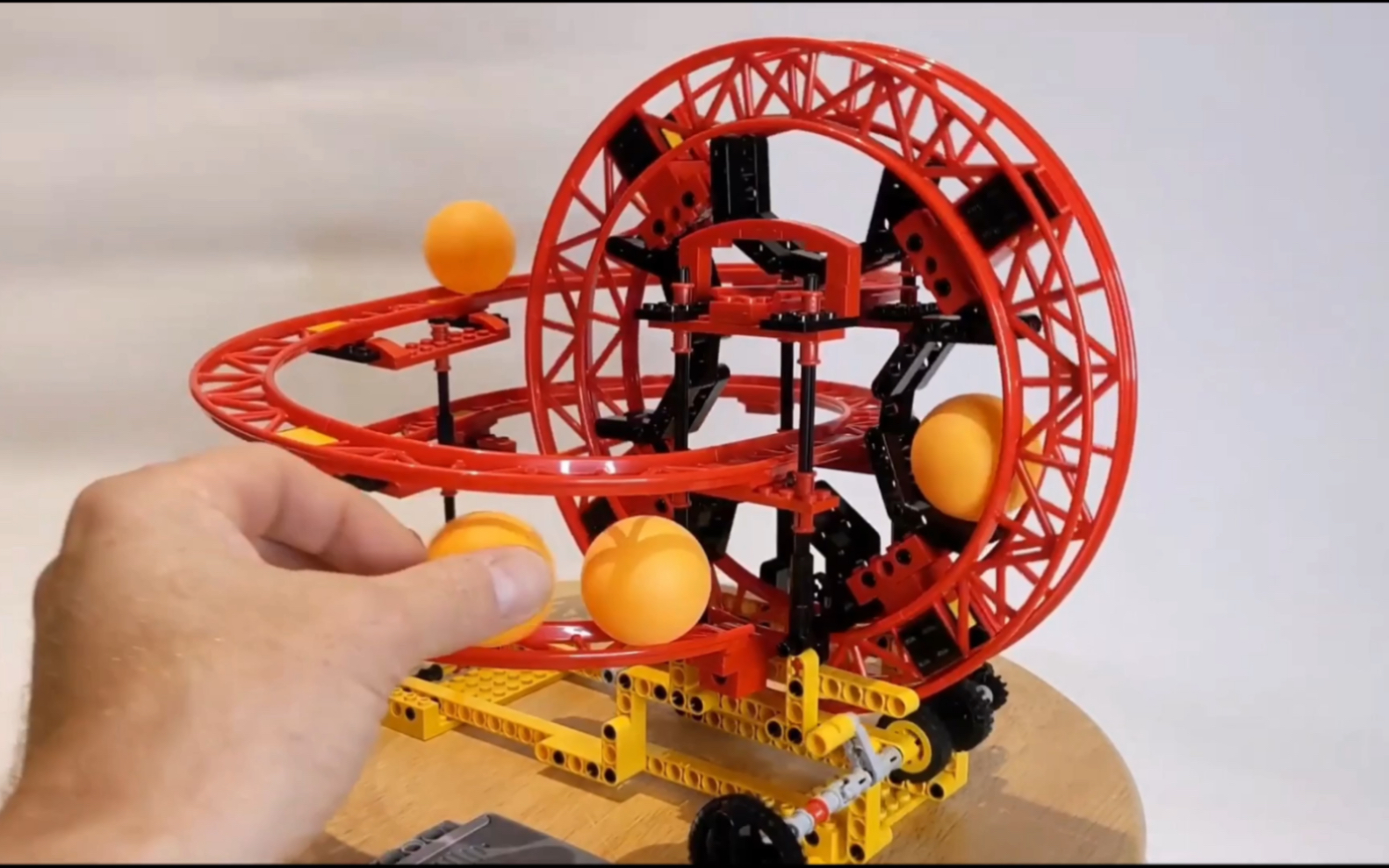 乐高过山车球轨道