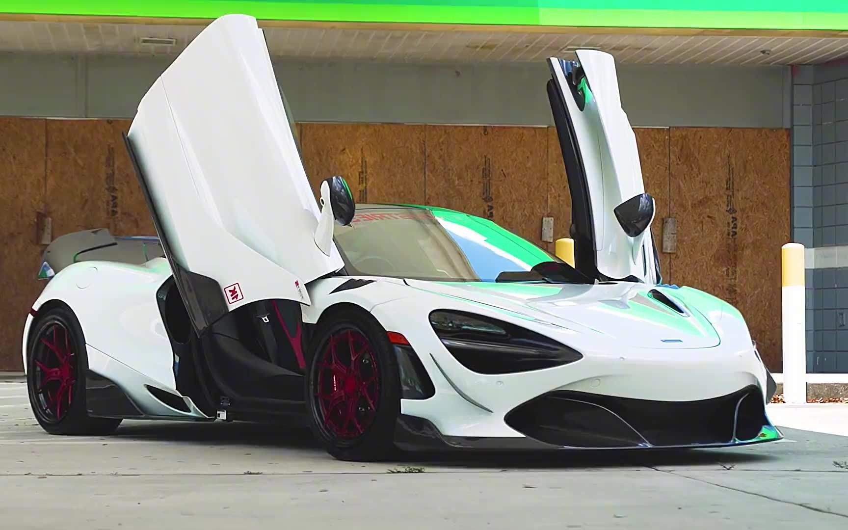 迈凯伦720s超跑中最美的蝴蝶门,对比这两辆720s 你更喜欢哪一台?