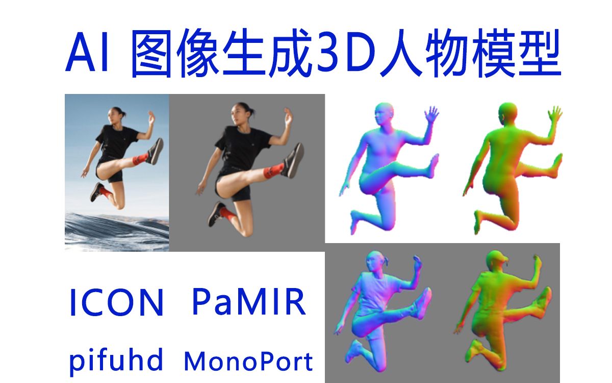 AI 图像生成3D人物模型(AIGC 3D建模)哔哩哔哩bilibili