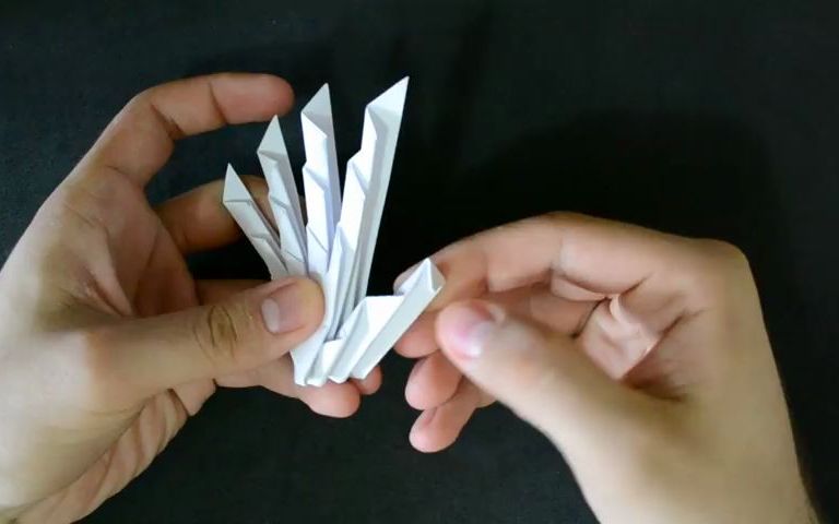 【折纸教程】骷髅手