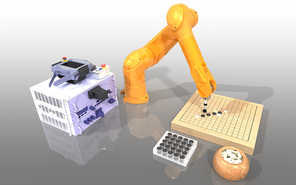 工业机器人课程设计五子棋对弈机器人运动仿真