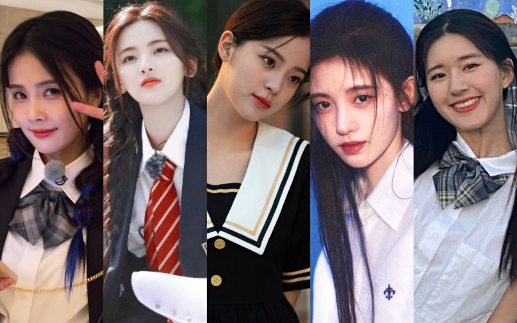 当明星穿上jk制服后怎么能这么清纯少女awsl