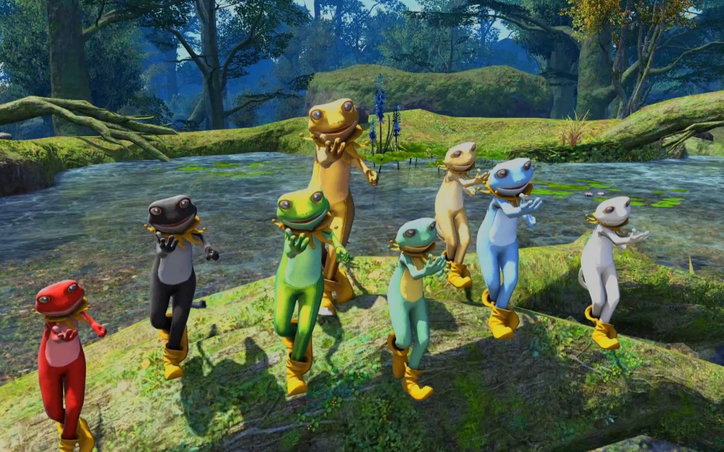 【最终幻想14/ff14】快乐的一群小青蛙_网络游戏热门视频