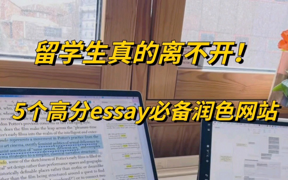 留学生离不开的5个高分essay必备润色网站.哔哩哔哩bilibili