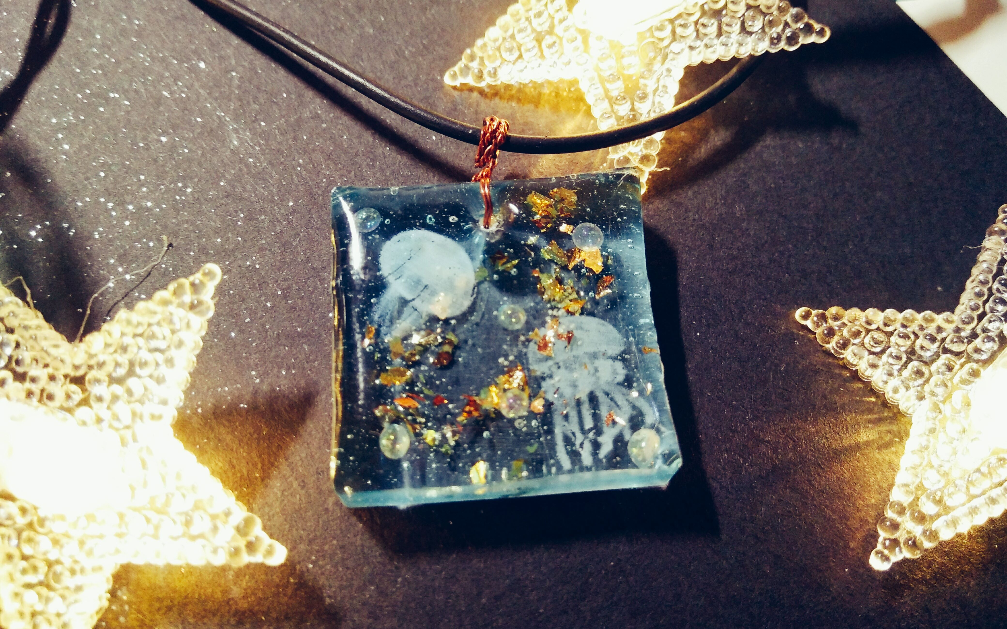 【离巽手作】深海之光滴胶吊坠教程