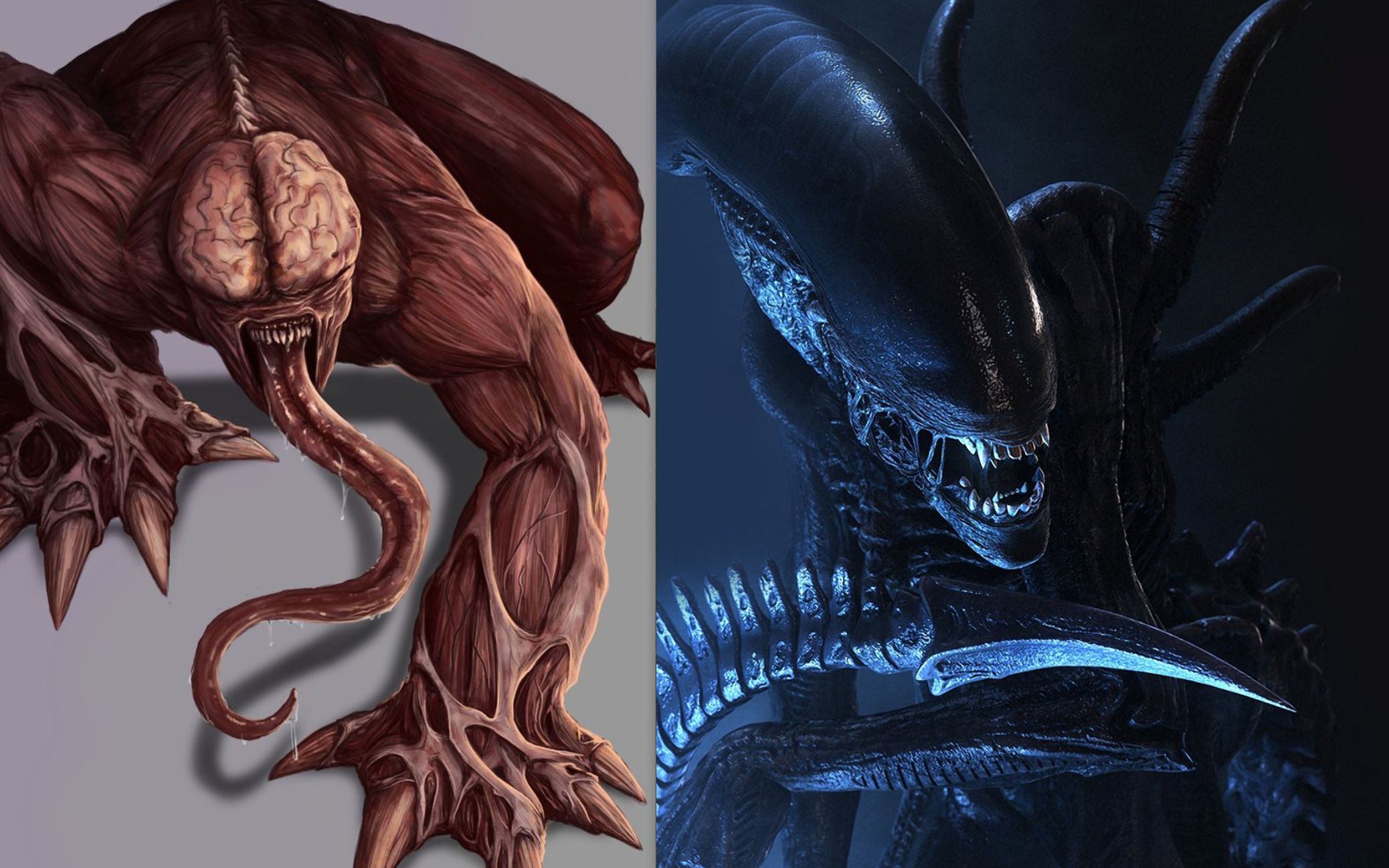 异形vs舔食者vs毒液 谁的舌头更强呢?_哔哩哔哩_bilibili