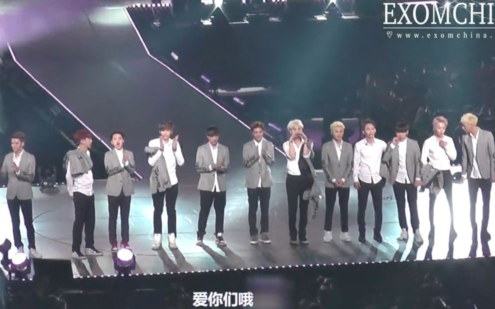 [图]140411 EXO 东京粉丝见面会 GROWL咆哮+ENDING 【中文字幕】