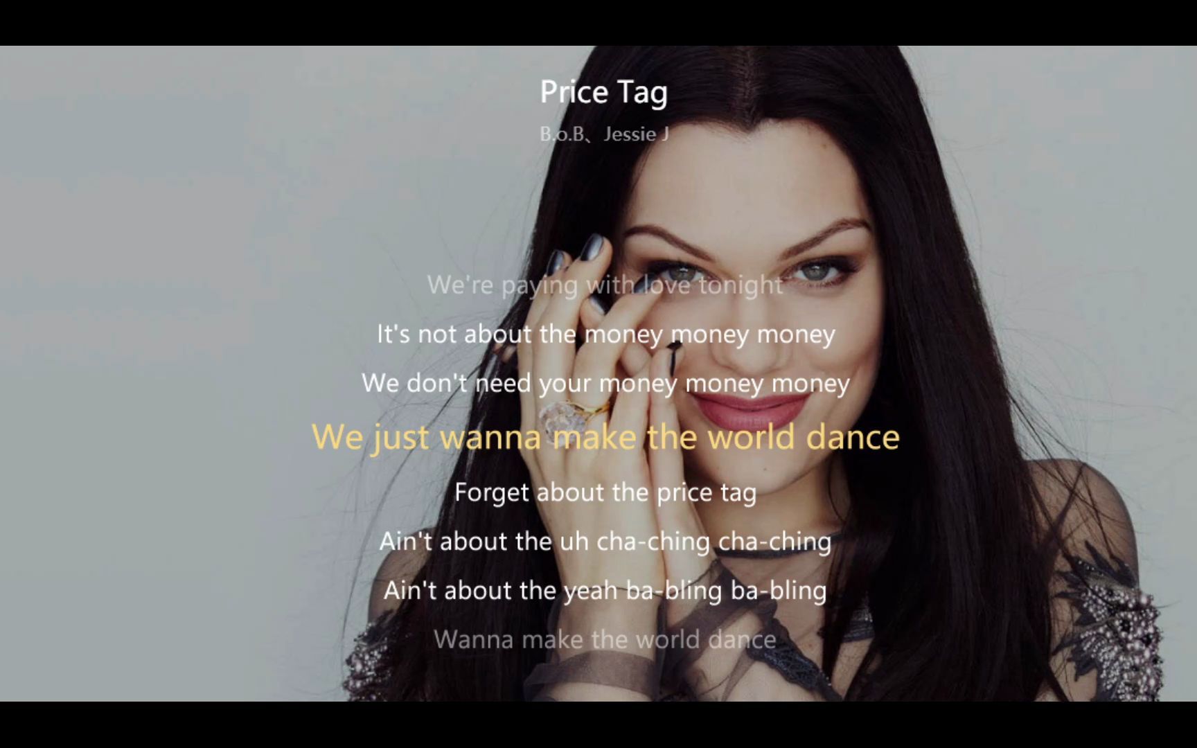 [图]Jessie J、B.o.B - Price Tag