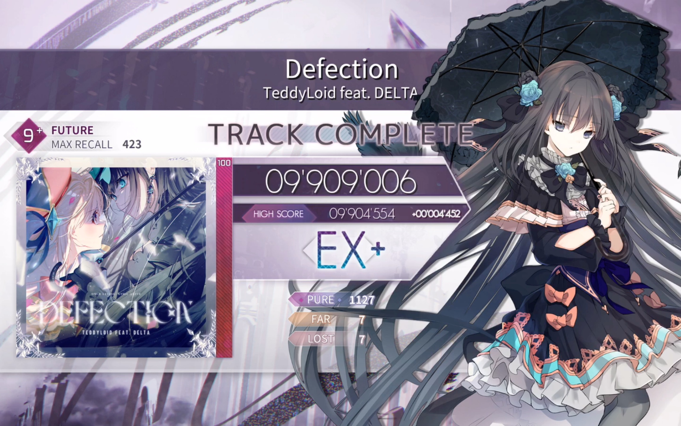 【arcaea】defection (future9  ex )