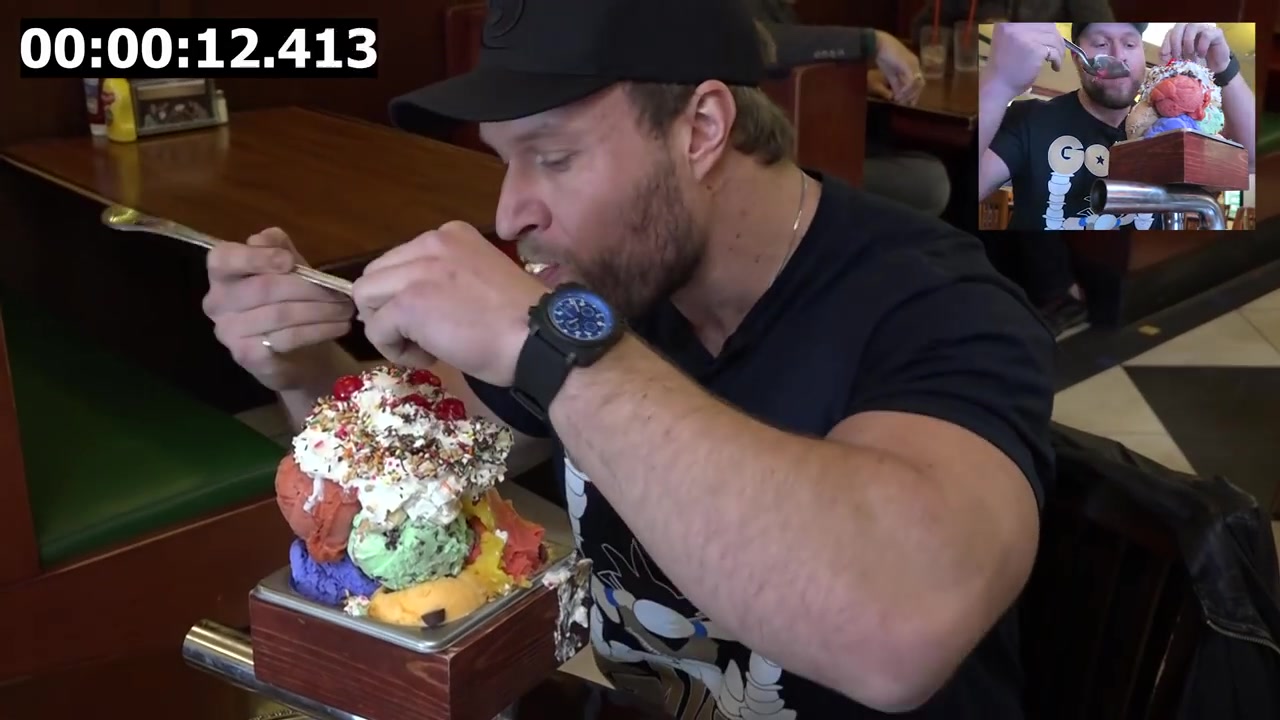 【Furious Pete巨无霸冰淇淋圣代】Massively Giant Ice Cream Sundae Challenge哔哩哔哩bilibili