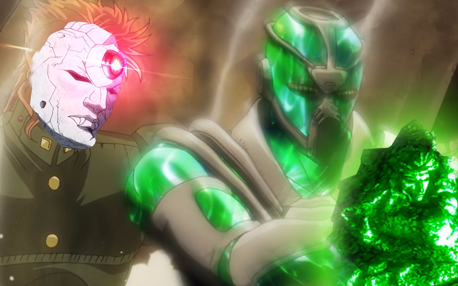 究极生物花京院使出了绿卡兹水花_哔哩哔哩_bilibili