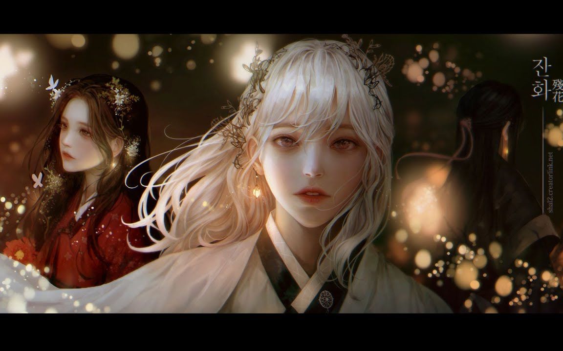 【Shal E新作】新鲜出炉!Shal E新作 残花 板绘绘画过程 │Photoshop Painting process哔哩哔哩bilibili