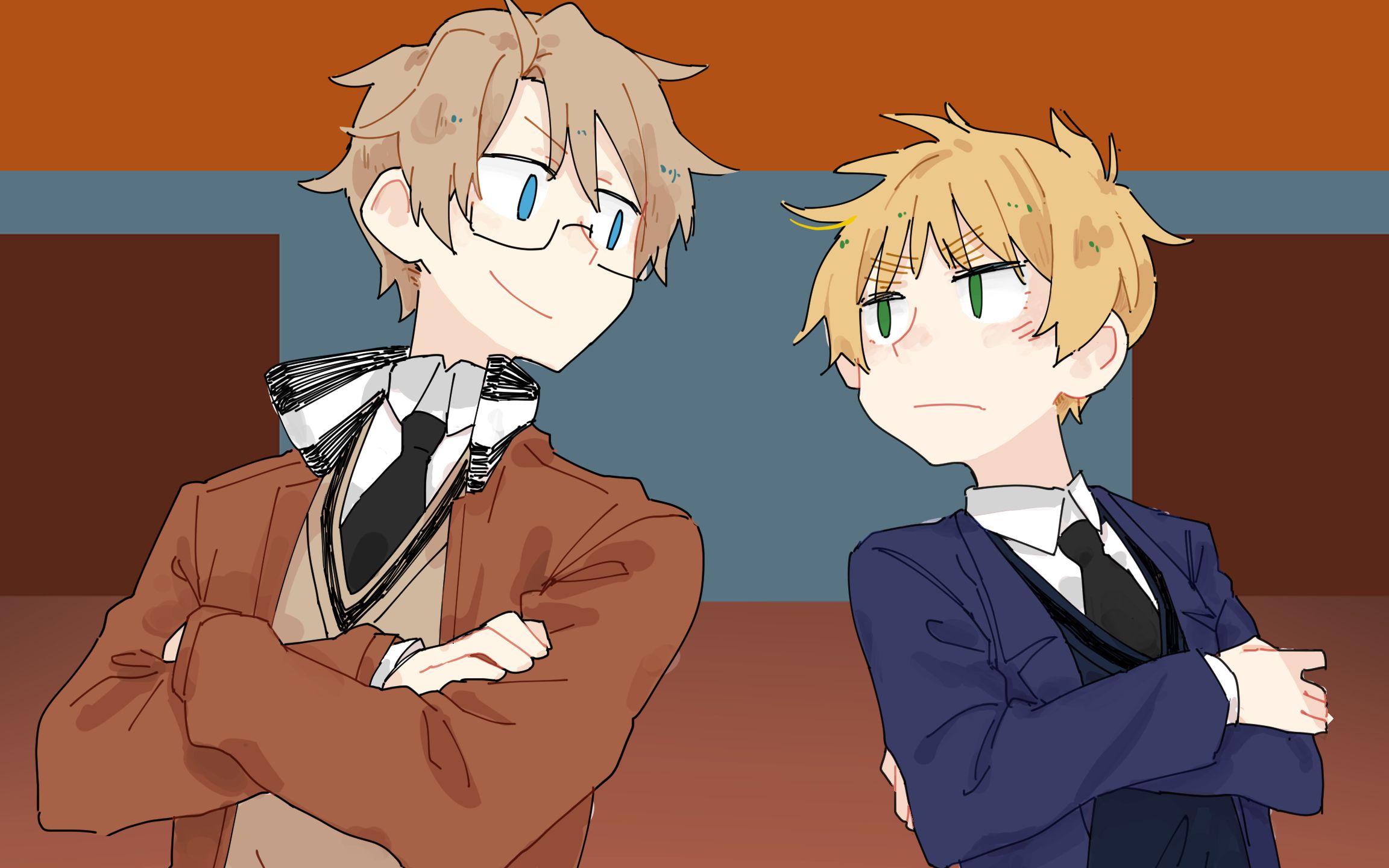 【米英描改手书】积极部vs消极部