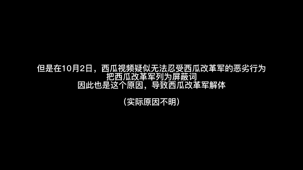 西瓜改革军一个看起来是正义的虚拟国组织,但背后却有很多事情哔哩哔哩bilibili