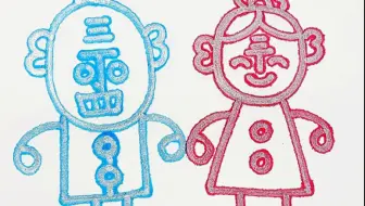 儿时记忆，丁老头和丁老太你还会画吗#亲子简笔画 #丁老头和丁老太 #儿时记忆 #儿童简笔画 #儿童画