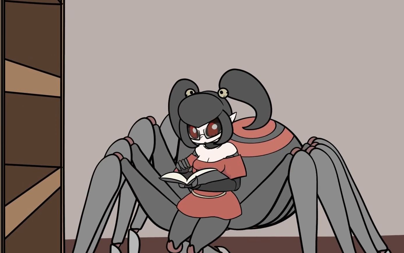 蜘蛛拟人妹子图片